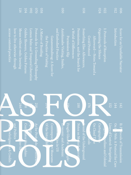 Title details for As for Protocols by Re'al Christian - Available